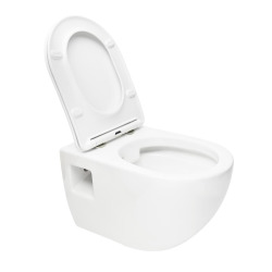 Pack WC Bâti Autoportant Solido + WC sans bride SAT + Abattant SoftClose + Plaque Chrome (AUTOPORTANT-PROJECT-1)