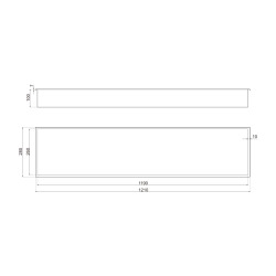 Niches encastrées (SATAURN12128BGM)
