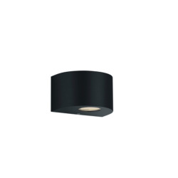 Applique murale LED extérieure 15 x 9 x 10,5 cm - noir mat - Reality Rosario