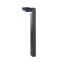 Borne LED solaire 18 x 60 x 14 cm - anthracite - Reality Esquel