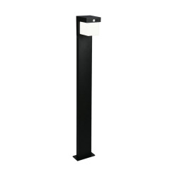 Borne LED solaire 14 x 100 x 15,5 cm - noir mat - Reality Colombo