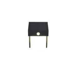 Applique murale solaire 10 x 14 cm - noir mat - Reality Colombo