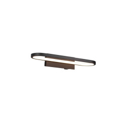 Applique murale LED 40 x 7,5 x 14,8 cm - noir mat - Trio Gianni