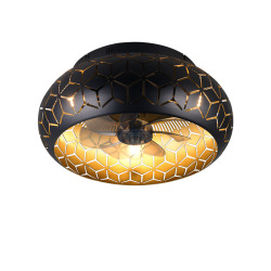 Ventilateur de plafond 50 x 22 x 50 cm - noir - Reality Bidar