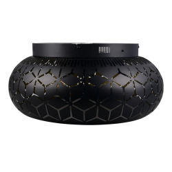 Ventilateur de plafond 50 x 22 x 50 cm - noir - Reality Bidar