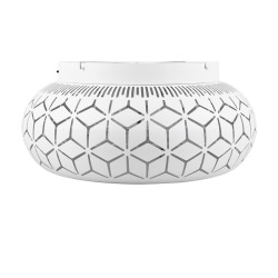 Ventilateur de plafond 50 x 22 x 50 cm - blanc - Reality Bidar