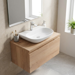 Brevis Lavabo suspendu sans trop plein, 50x38,5x12cm (SATBRE5038R)