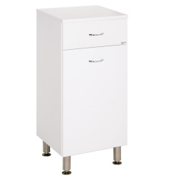 Meuble bas de salle de bains - Keramia - Pro - 35x79x33,3 cm laqué brillant - Blanc