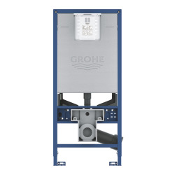 Pack WC Bâti-support Rapid SLX + WC lavant suspendu Sensia Alpine + Fixations murales + Set d'isolation phonique (G36509SH0)