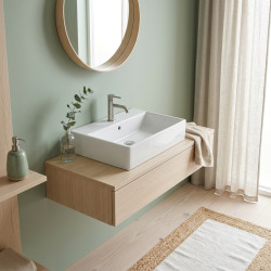 STRADA Lavabo à poser 600 x 420 x 145 mm, blanc (K078101)