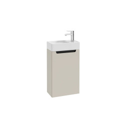 Ensemble meuble avec vasque - Naturel Stilla - 39x60x22 - cachemire