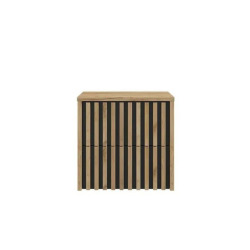 Ensemble meuble avec plateau SAT - Delano - 60x56x45 - Chêne