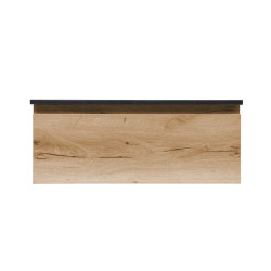 Ensemble meuble avec plan en pierre reconstituée - SAT - B-Way - 79x30x45 - Chêne