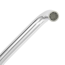Mitigeur d'évier gamme Mood bec orientable en L - commande à levier - en laiton - débit 13,95 l/min - garantie 5 ans - chrome