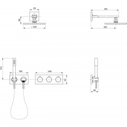  ARCHIMODULE Corps encastré pour mitigeur (A1501NU)