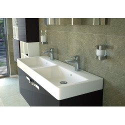 STRADA Lavabo double 121 x 45,5 cm blanc (K079101)