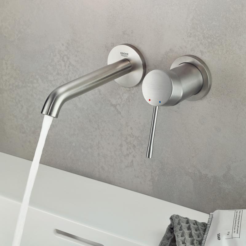 GROHE Essence Nouveau Mitigeur monocommande pour lavabo L-Size – Le Monde  du Bain