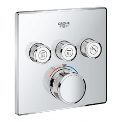 GROHE Grohtherm SmartControl Thermostat avec 3 robinets d'arrêt, 1 pièce, 29126000