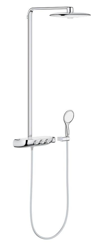 Grohe Rainshower System 400 Colonne de douche thermostatique avec douche de  tête XXL (27174001)