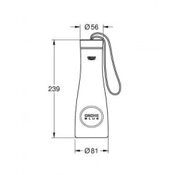 GROHE Blue Bouteille sport (40848000)  GROHE Blue Bouteille sport (40848000)