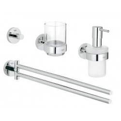 GROHE Set de salle bain 4 en 1 Essentials, pièce, 40846001