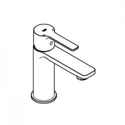 Lineare New Mitigeur monocommande 1/2" Lavabo Taille XS (23791DC1)  Lineare New Mitigeur monocommande 1/2" Lavabo Taille XS (23791DC1)