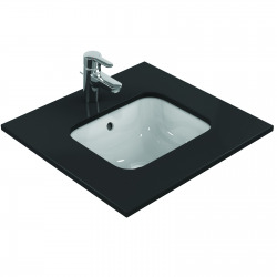 CONNECT Lavabo à sous-encastrer rectangulaire 420 x 175 x 350 mm, blanc (E505601)