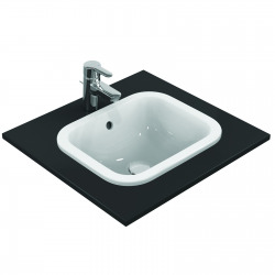 CONNECT Lavabo à encastrer sans trou rectangulaire 420 x 175 x 350 mm, blanc (E505501)