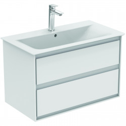 CONNECT AIR Meuble pour lavabo-plan 517 x 800 x 440 mm Couleur blanc laqué (E0819B2)