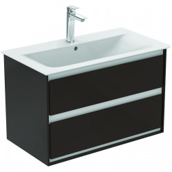 CONNECT AIR Meuble pour lavabo-plan 517 x 800 x 440 mm Couleur marron chocolat mat  (E0819VY)