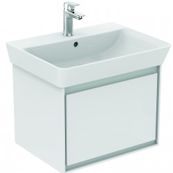 CONNECT AIR Meuble pour lavabo Cube 60 cm, 400 x 535 x 412 mm, Couleur Chêne cérusé (E0846UK)