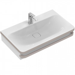 TONIC II Lavabo-plan 81,5 x 49 cm blanc IdealPlus (K0839MA)