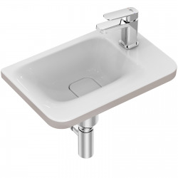 TONIC II Lave-mains 46 x 31 cm Version droite blanc (K086701)