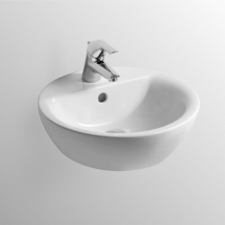 CONNECT Lavabo à poser 430 x 165 x 430 mm, blanc IdealPlus (E8040MA)