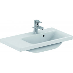 CONNECT SPACE Lavabo Space 700x380x175 mm gauche blanc IdealPlus (E1327MA)