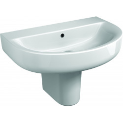 CONNECT Lavabo sans trou  700 x 175 x 460 mm blanc (E814301)