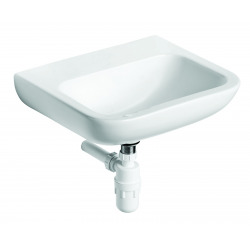 CONTOUR 21 Lavabo 500 x 195 x 420 mm (sans trou ni ouverture), blanc (S241301)