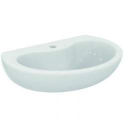 CONTOUR 21 Lavabo , 1 trou, sans trop-plein 600 x 155 x 415 mm, blanc (S266401)