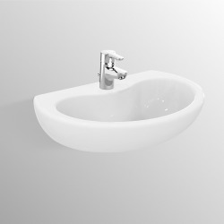 CONTOUR 21 Lavabo , 1 trou, sans trop-plein 600 x 155 x 415 mm, blanc (S266401)