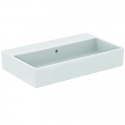 STRADA Lavabo sans trou percé 710 x 150 x 420 mm blanc IdealPlus (K0813MA)