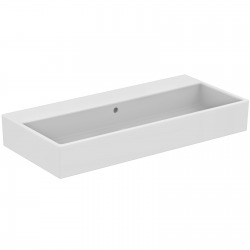 STRADA Lavabo sans trou percé 910 x 150 x 420 mm blanc (K081201)