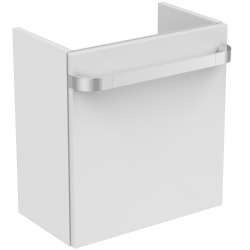 TONIC II Meuble pour lavabo Version gauche Couleur laqué blanc brillant (R4318WG)