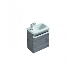TONIC II Meuble pour lavabo Version gauche Couleur chêne grisé (R4318FE)