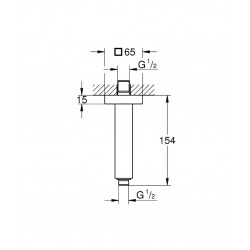  Bras de Douche 154 Mm Rainshower (27711000)