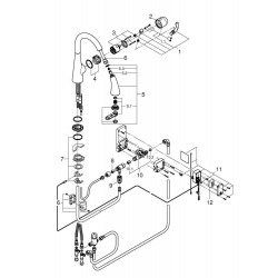 Zedra Touch Mitigeur électronique 1/2" pour évier (30219001)