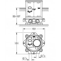  Platine support ½" (45984001)