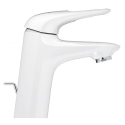 Eurostyle Mitigeur monocommande 1/2" Lavabo Taille S Blanc avec vidage automatique (33558LS3)