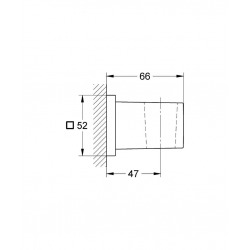 Euphoria Cube Support mural pour douchette (27693000)  Euphoria Cube Support mural pour douchette (27693000)