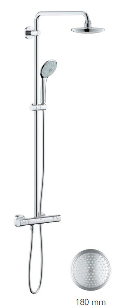 Grohe Colonne de Douche avec mitigeur Thermostatique Euphoria Cube 23,  770,74 €