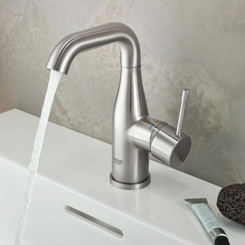 GROHE Essence Nouveau Mitigeur monocommande pour lavabo L-Size – Le Monde  du Bain